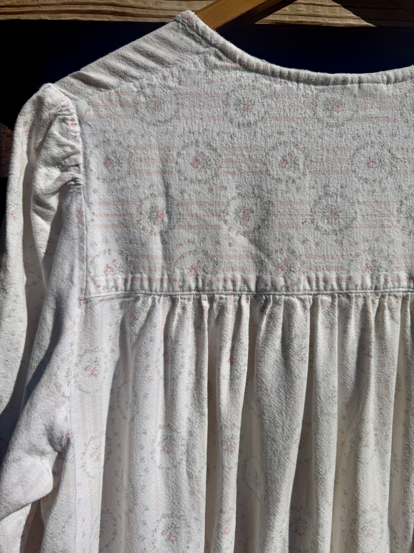 80s Cotton Floral Maxi or Nighty