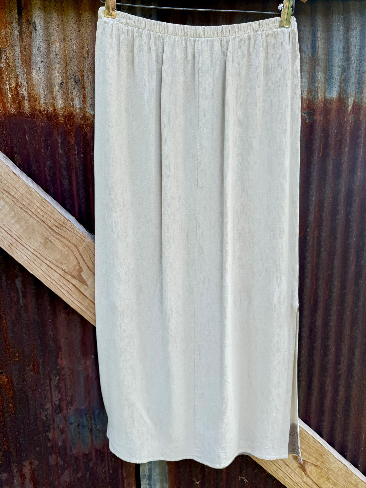 Neutral Floral Skirt