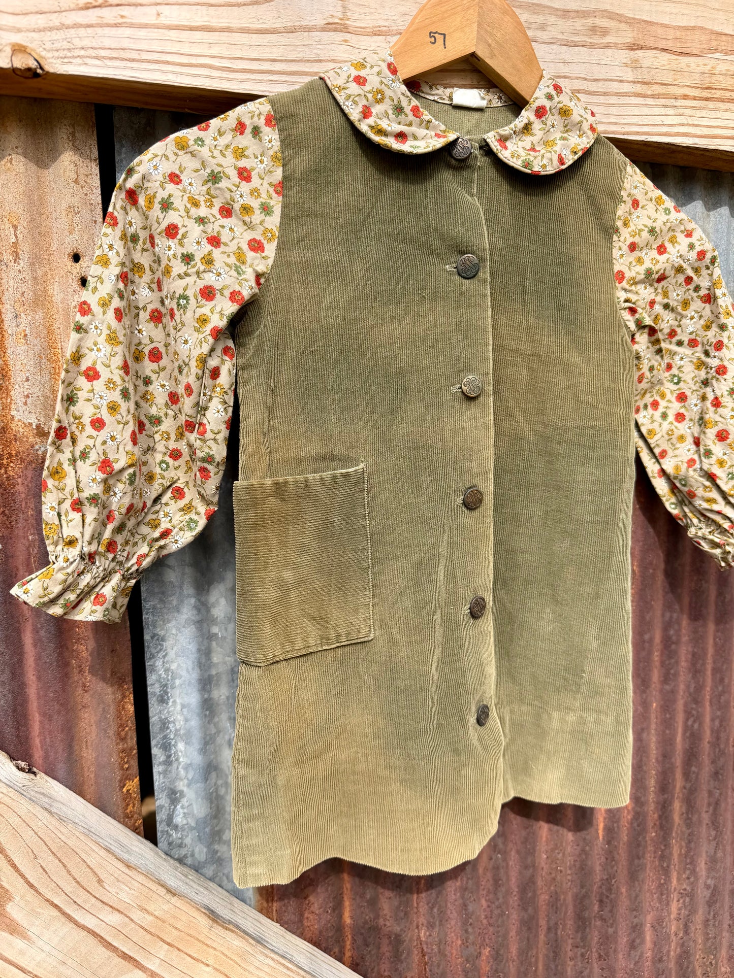 KIDS 70s Corduroy Dress