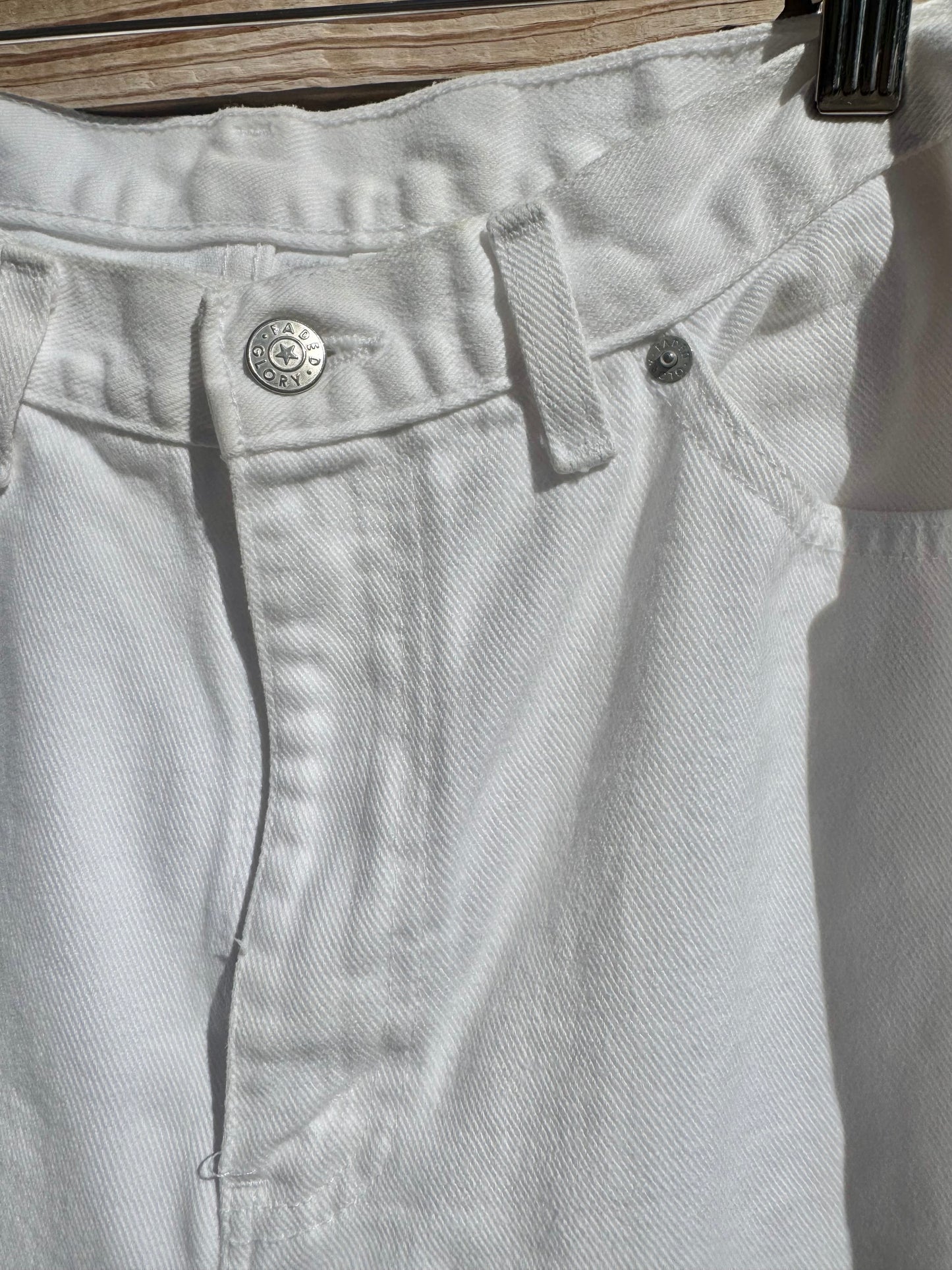 1990s White Faded Glory Denim