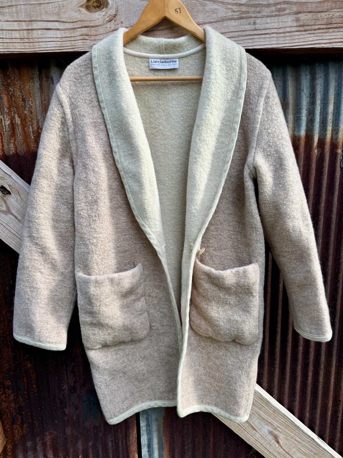Oatmeal Wool Jacket