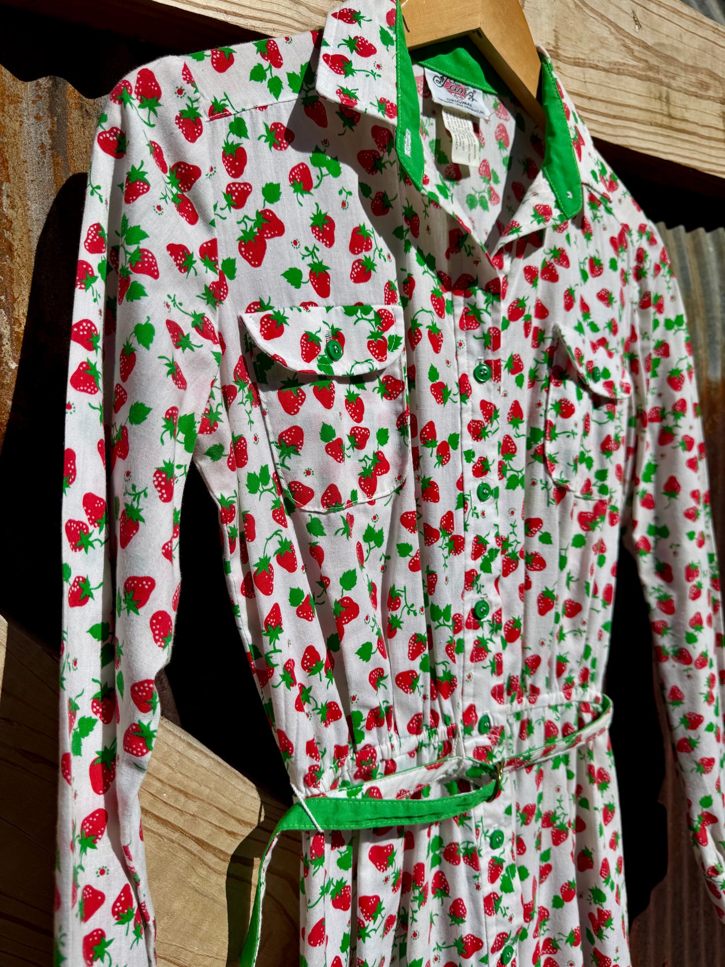 70s Lanz Strawberry Dress