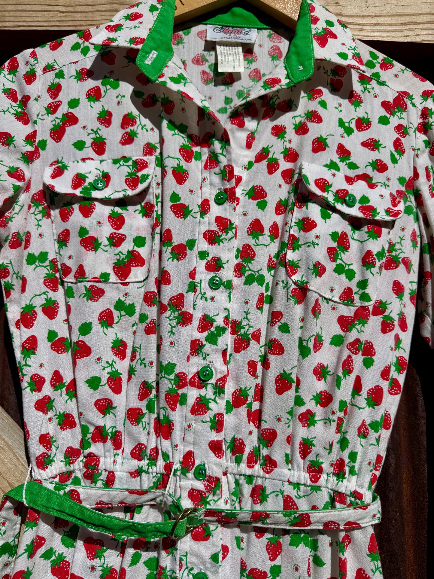 70s Lanz Strawberry Dress