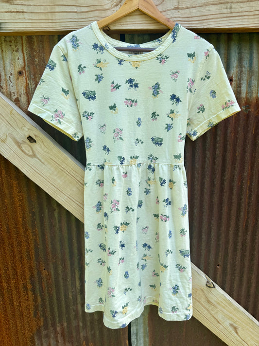 90s Cotton Floral Babydoll Style Mini