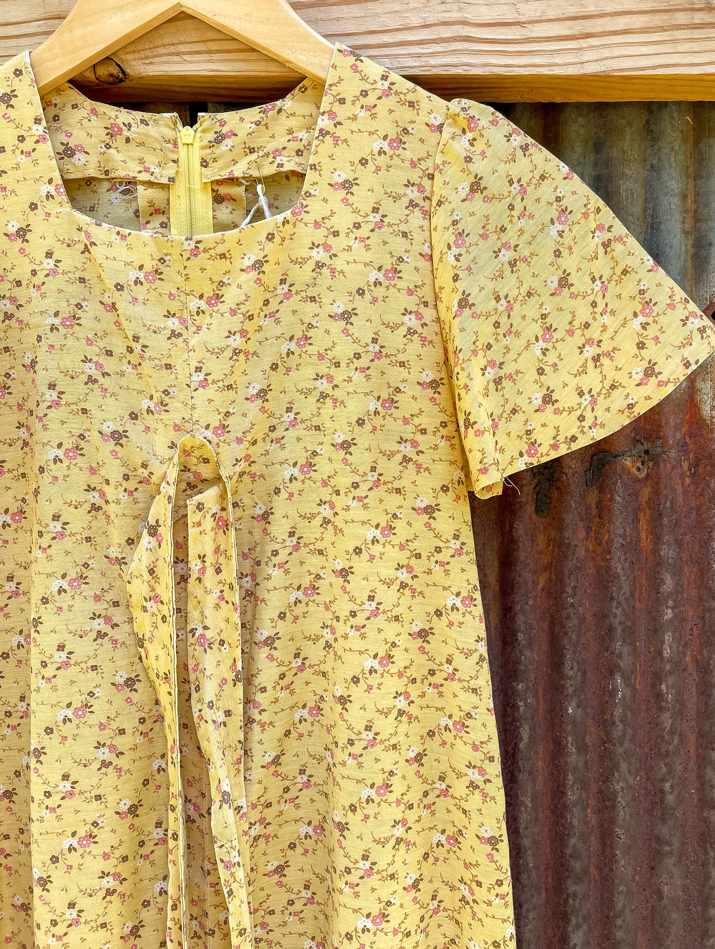 Handmade Cotton Floral Dress